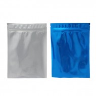 blue/clear pouch with tamper evident zipseal