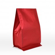 Ruby Red (5” x 8” x 3”) Stand-Up Square Box Bottom with Gusset Pouch in ShimmerFlex™