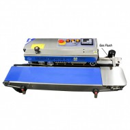 silver tabletop band sealer with gas flush capabilities
