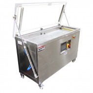 Special high valume vacuum chamber sealer for frozen fish