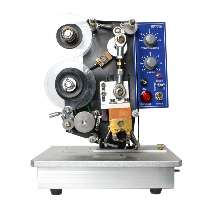 HotCode printer with blue control panel