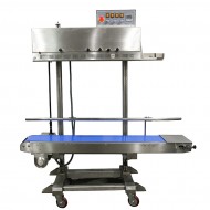 Large Stainless Steel Vertical Band Sealer with Dry Ink Printer - Right to Left - RSV2225SSDCRL