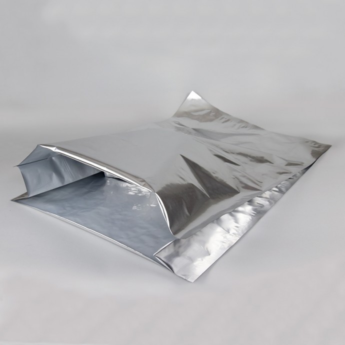 Silver Foil Side Gusset Pouch