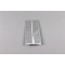 3.375" x 2.125" x 7" OD Silver MylarFoil Side Gusset Pouch (500/case) - 3375VF4C02125SG07