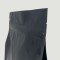 5.5" x 2.75" x 8.25" PAKVF4 Matte Black Side Gusset Flat Bottom Pouch with Valve (1,000/case) - 8SS055MFMB0275SG0825V