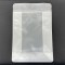 5.875" x 2.75" x 8.625" OD Matte Transparent Square Bottom Bag with ZipSeal (500/case) - 8SS05875MT0275SG08625