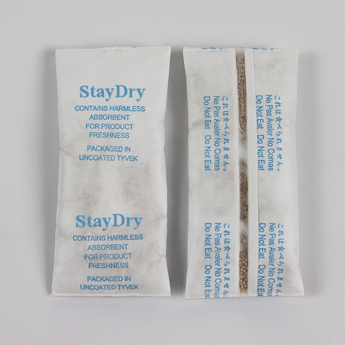 packets of molecular sieve desiccant