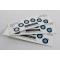 3.5 Gram 13X Molecular Sieve Desiccant Packet (100/pack) - 41MS13PK1C