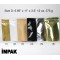 6.69" x 11.0" x 3.5" Black MylarFoil Stand Up Pouch (1,000/case) - DBB035ZRC