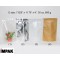 7.625” x 11.75” x 4” OD White Mylar Foil Stand Up Pouch (500/case) - EW04ZRC