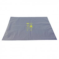 24" x 36" smokey great zipper bag with yellow print for military applications
