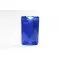 4" x 6.41" x 2.25" Blue Mylar Foil Stand Up Pouch With Rounded Corners (1,000/case) - ABL02ZRC