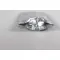 4" x 6.41" x 2.25" Silver Mylar Foil Stand Up Pouch
