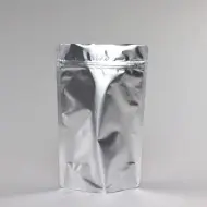 Silver Mylar Foil Stand up Pouch