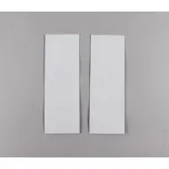 2.25" x 6.5" OD Matte White Pouch