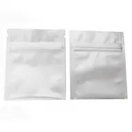 3.4" x 4.0" Silver MylarFoil MiniPouch