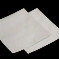 White Mylar Mini Pouch with tear notch