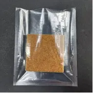 4.375” x 5.0” OD Transparent 3-Side Seal Pouch with Tear Notch and 0.125” Lip (1,000/case) - 04375MEV05BTNL