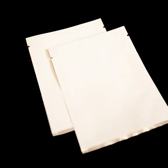 4" x 5.0" white pouch - 04MFW05TN