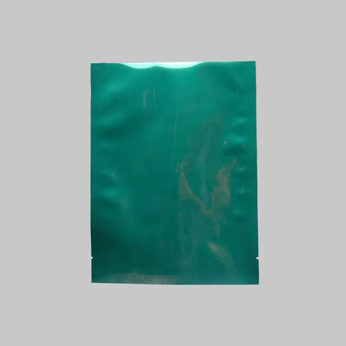 green mylar foil bag