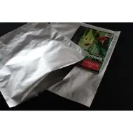 silver mylarfoil pouch