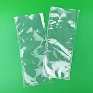 clear medical pouch with semi-circle lip filled with pipettes