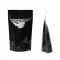 4" x 6.41" x 2.25" Black Mylar Foil Stand Up Pouch