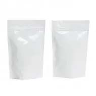 White Mylar Foil Stand Up Pouch