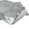 INACTIVE 8x12 in 460 grade white desiccant paper - stack of 100 sticking out of foil zipseal bag