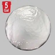 silver circular lid for drum liners