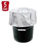 standing silver foil rounded bottom bag