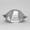 Silver Mylar Foil Stand Up Pouch with ZipSeal