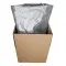 dull silver mylar bag lining carboard box