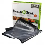 11" x 24" Clear and Black printed Vacuum Sealer Bags