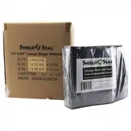 11" x 24" Clear and Black Vacuum Sealer Bags