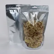 6.69" x 11" x 3.5" OD Vista/Silver Stand Up Pouch