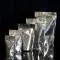 6" x 9.37" x 3.25" OD Silver Mylar Foil Stand Up Pouch (1,000/case) - CR325ZRC
