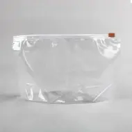 8.25" X 4.25" X 2.75" O.D. 2.75 mil PE Slider Stand Up Pouch