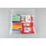 Single transparent slider pouch