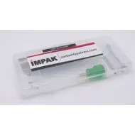 clear plastic toolbox with IMPAK logo