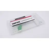 Clear plastic toolbox with band sealer consumables inside