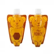 4" x 6" x 2.375" O.D. Custom Printed HoneyPAK™ SpoutPAK™ Stand Up Pouch with 22mm I.D. Fitment, 12.7 fl. oz.