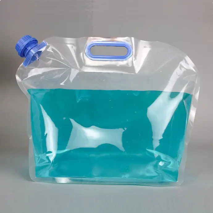 clear spout pouch with handle