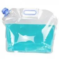 1.98 Gal - 16.75" x 12.5" x 7" OD Clear 7.5L SpoutPAK™ with Handle and 33mm I.D. Fitment (25/pack)