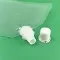 closeup of spout and cap on small clear pouch