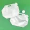 16.5" x 12.5" x 7" OD White 1.98 gal / 7.5 L SpoutPAK™ with Handle