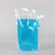 8.5" x 11" x 4.25" OD Clear 1/2 Gallon SpoutPAK