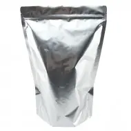 Silver MylarFoil Stand Up pouch