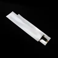 1.4" x 6.0" White Mylar Foil Pouch