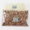 Two superpoly vacuum seal bags with stay fresh oxygen absorbers and rice / beans